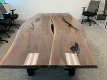 Load image into Gallery viewer, 90 inch Walnut Conference Table - Sold $10,000.00