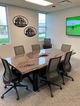 Load image into Gallery viewer, 90 inch Walnut Conference Table - Sold $10,000.00