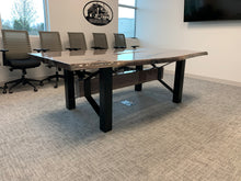 Load image into Gallery viewer, 90 inch Walnut Conference Table - Sold $10,000.00